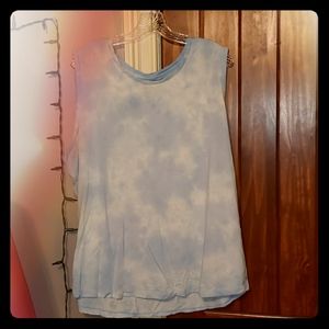 Time and Tru Blue Tank